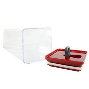 Kit Organizador Hermético Dubai Vermelho 5 Litros